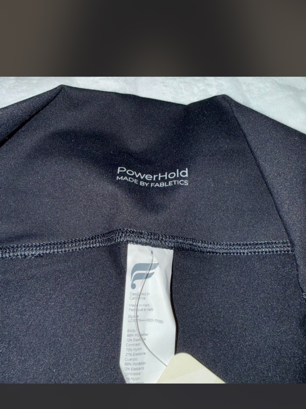 Fabletics black leggings Size L brand new with tags! - Picture 4 of 6